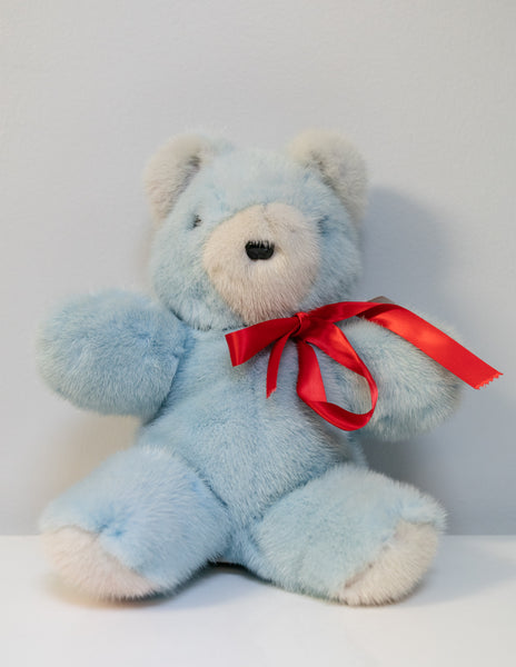 Blue Mink Teddy Bear