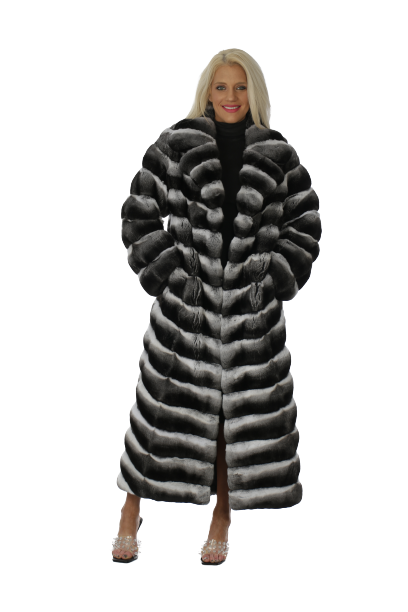 Natural Full Length Chinchilla Coat