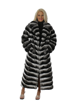 Load image into Gallery viewer, Natural Full Length Chinchilla Coat
