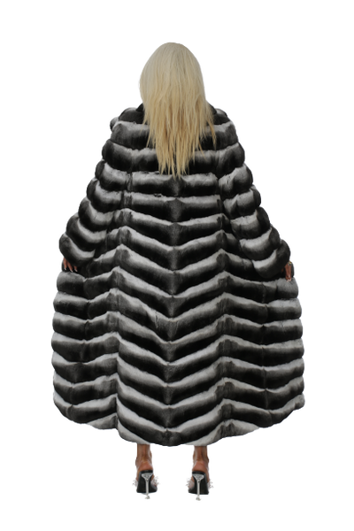 Natural Full Length Chinchilla Coat
