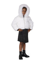 Load image into Gallery viewer, White Rabbit Children&#39;s Parka with White Fox
