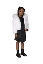 Load image into Gallery viewer, White Rabbit Children&#39;s Parka with White Fox
