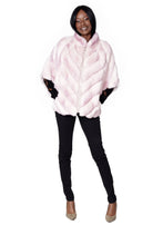 Load image into Gallery viewer, Pink Dyed Rex Rabbit Jacket
