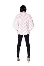 Load image into Gallery viewer, Pink Dyed Rex Rabbit Jacket
