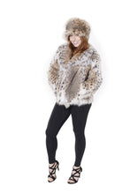 Load image into Gallery viewer, Cat Lynx Jacket with Cat lynx Hat
