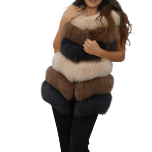 Multicolor Fox Vest