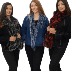 Cashmere/Wool Jacket with Rex and Fox trim