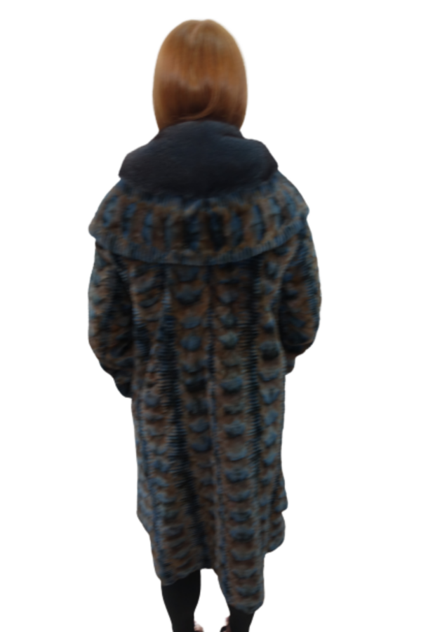 7/8 Sculptured sheared Mink Coat