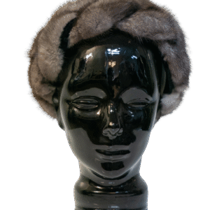 Blue Iris Mink Head Band