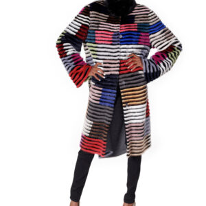 Multi Color Mink Coat