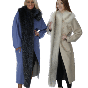 Loro Piana Cashmere Coat with Detachable Fox