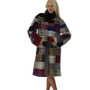 Multi Color Fox Coat