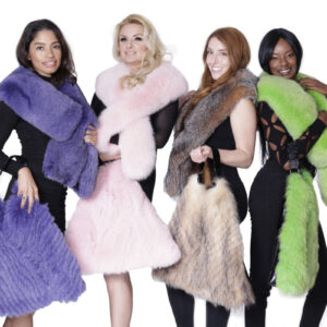 Fox Collar with Matching Purses