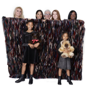 Dyed Sable Section Blanket with Black Velvet Lining