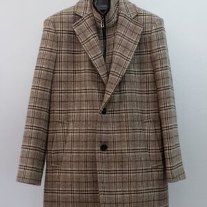Plaid Wool Coat