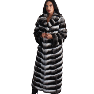 Natural Full Length Chinchilla Coat